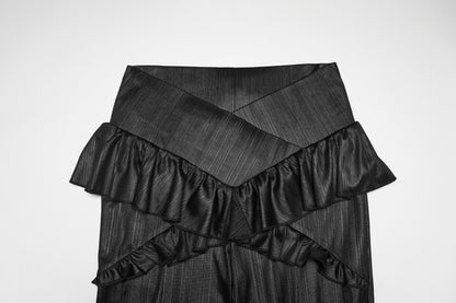 Punk Rave  Bellatrix Goth Leggings Flares - Alt Flared Trousers