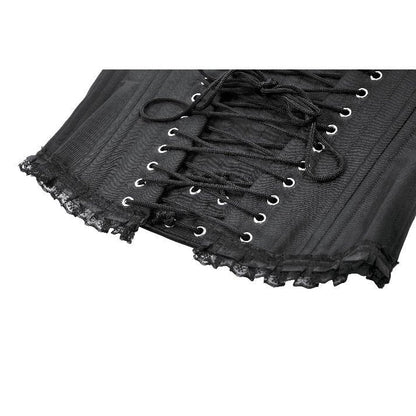 Dark in Love Talia Gothic Longline Metal Boned Corset
