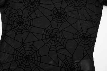 Punk Rave Lilith Gothic Spider Web T-Shirt