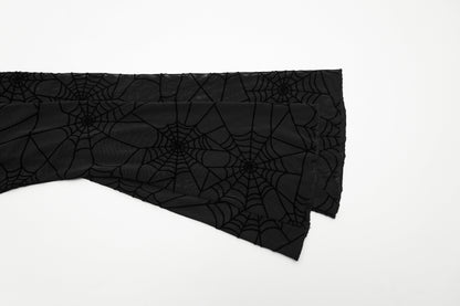 Punk Rave Lilith Gothic Spider Web T-Shirt