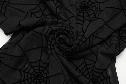 Punk Rave Lilith Gothic Spider Web T-Shirt