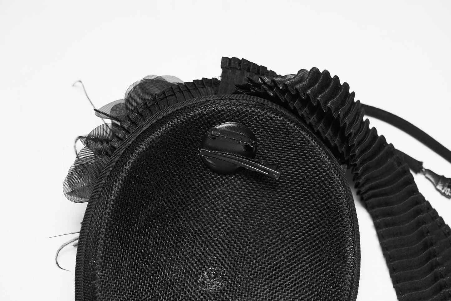 Punk Rave  Goth Rose Ribbon Formal Hat