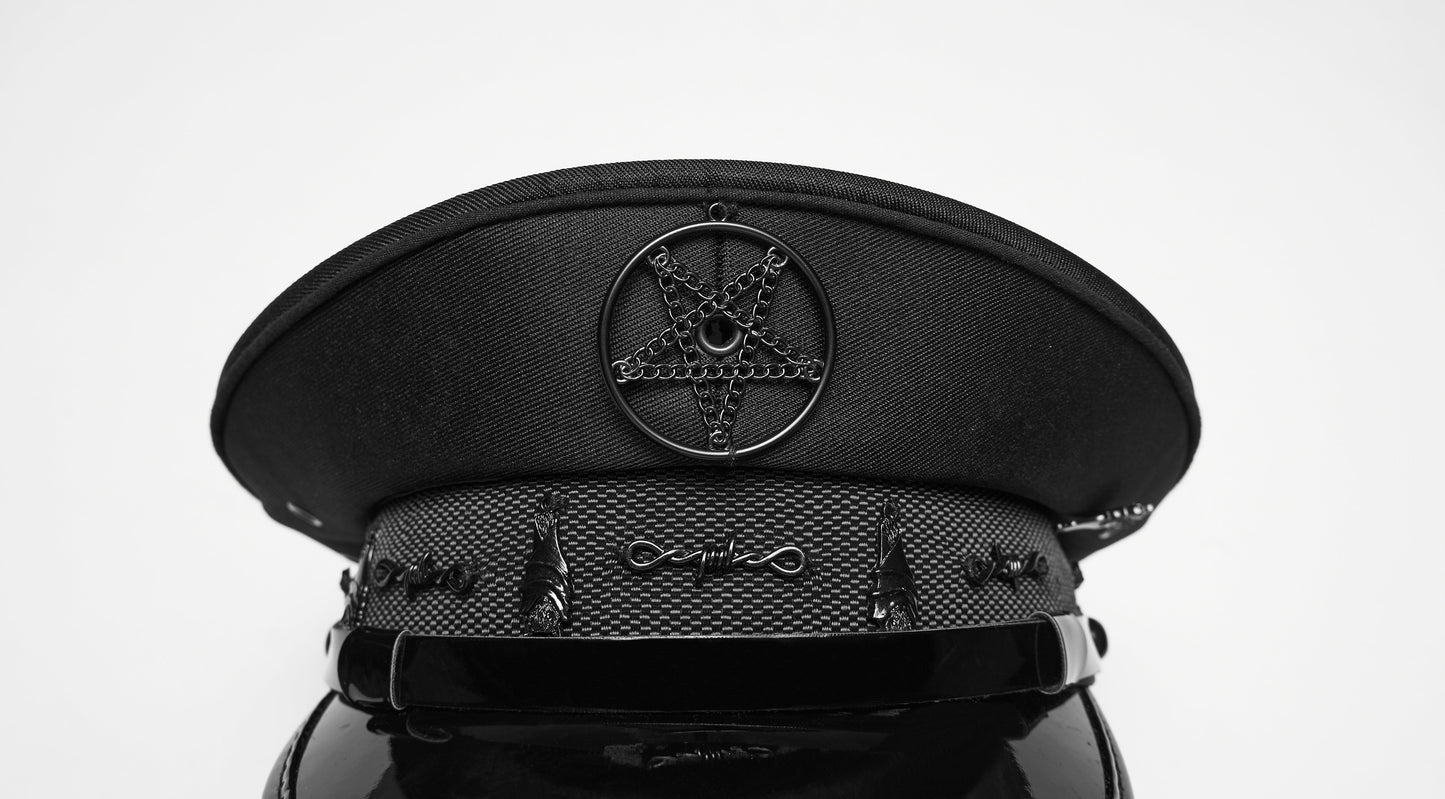 Punk Rave Malphas Dark Military Hat