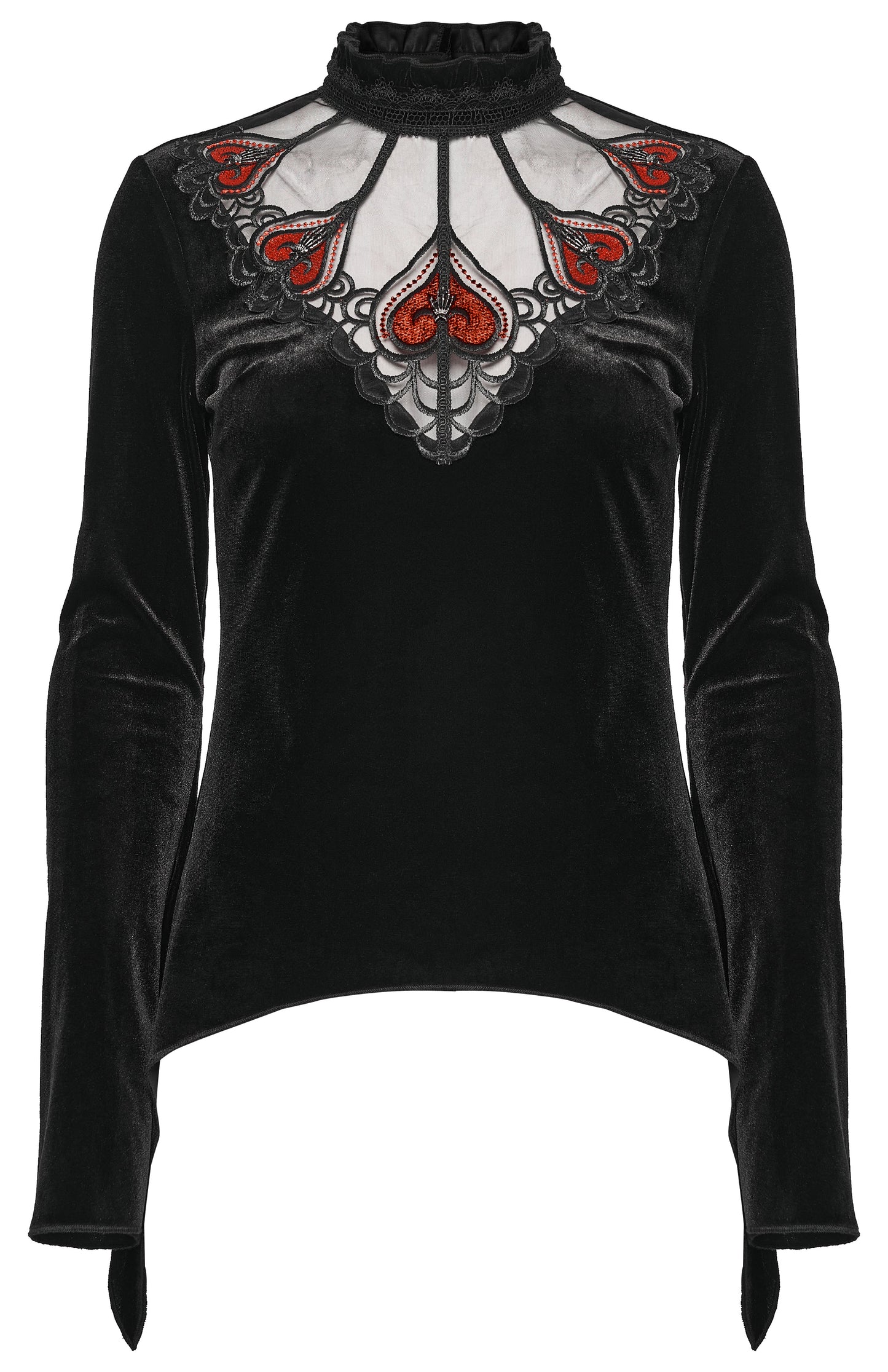 Punk Rave Belladonna Demon’s Hand Velvet T-Shirt