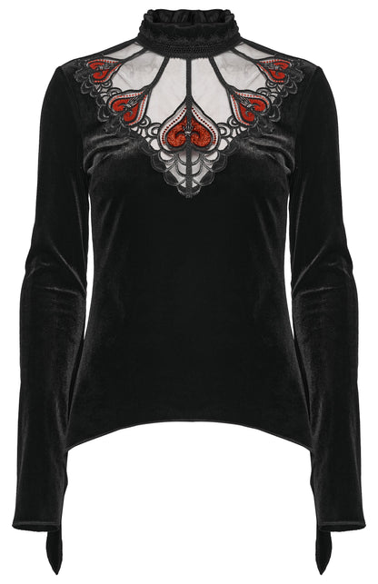 Punk Rave Belladonna Demon’s Hand Velvet T-Shirt