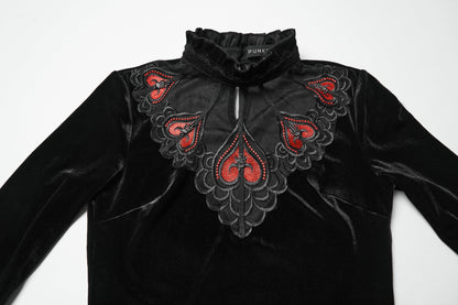 Punk Rave Belladonna Demon’s Hand Velvet T-Shirt