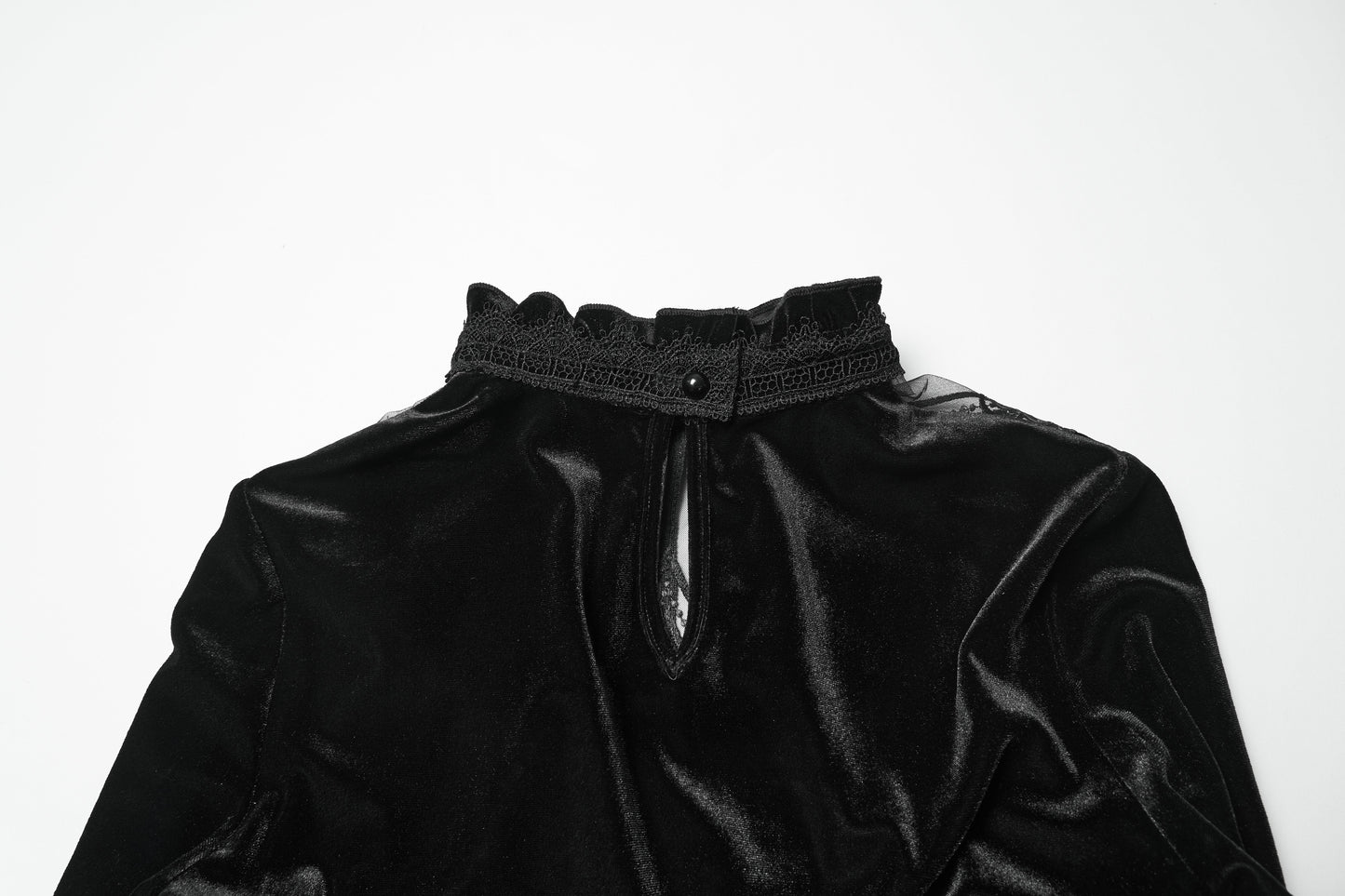 Punk Rave Belladonna Demon’s Hand Velvet T-Shirt in Red