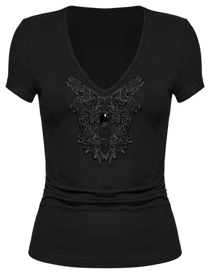 Punk Rave Armida V-neck T-shirt
