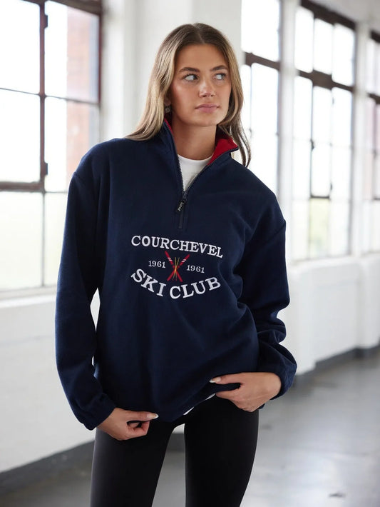Courchevel Ski Club Fleece Navy