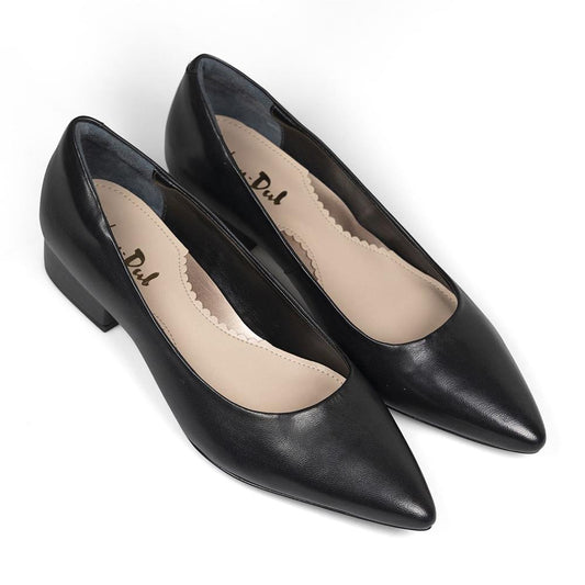 Lux Comfort Courts RUBY - Black Leather