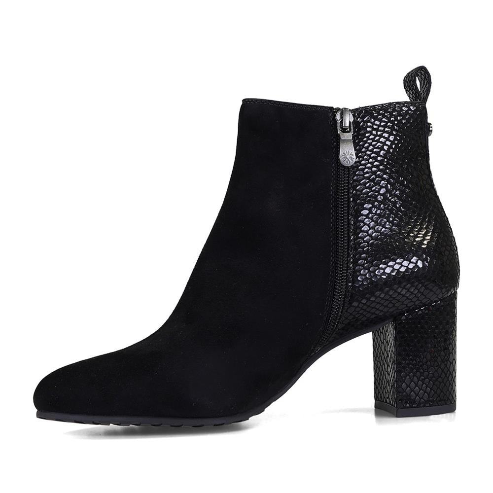 Contemporary Comfort Boots EE Fit ARABELLA - Black Combi