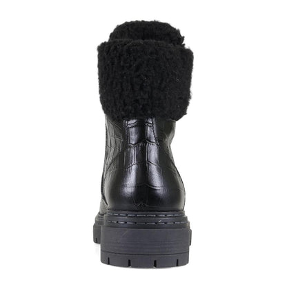 Essential Comfort Boots EE Fit ARLO - Black Croc