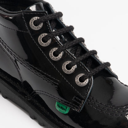 Kickers KICK HI Kids Patent Leather Boots Black