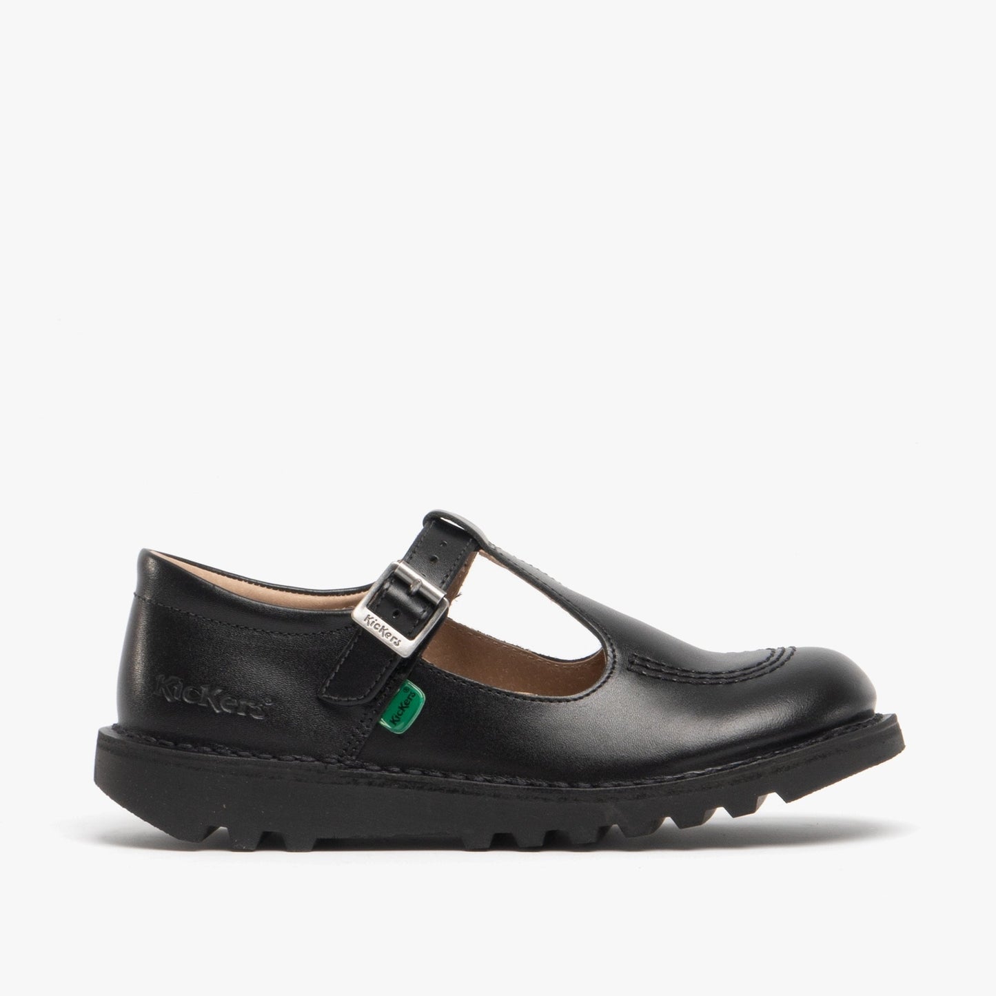KICK T Girls Leather Shoes Black