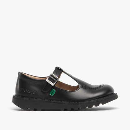 KICK T Girls Leather Shoes Black