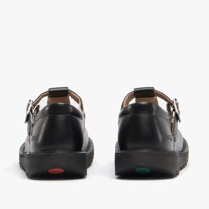 KICK T Girls Leather Shoes Black