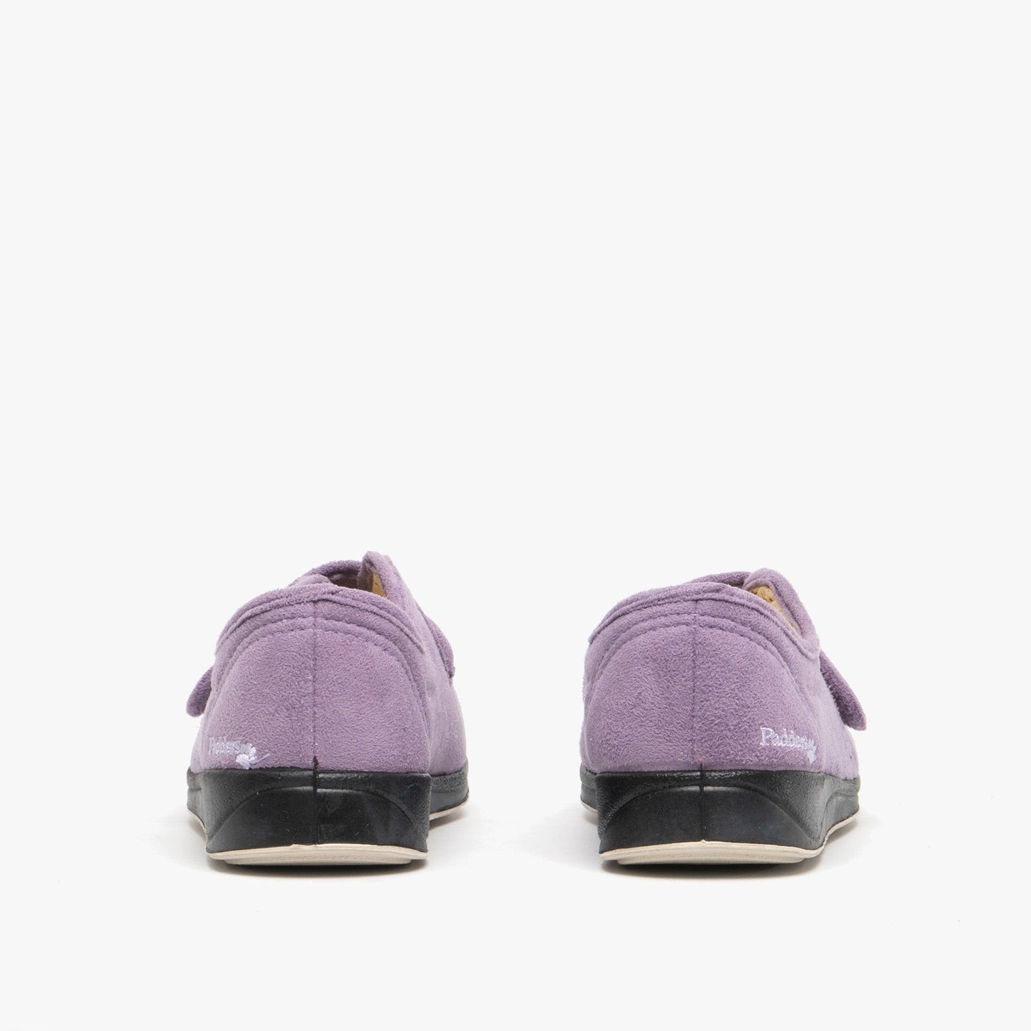 Padders CAMILLA Womens (2E Fit) Touch Fasten Slippers Lavender