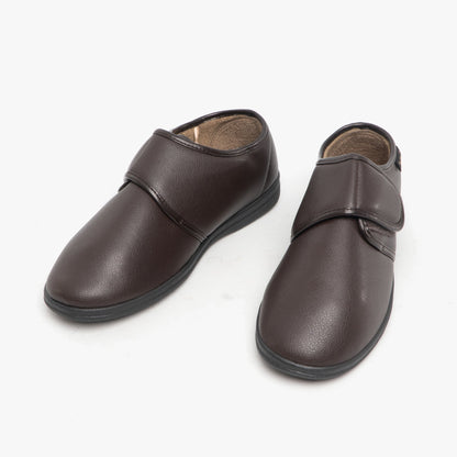 Dr Keller CHRIS Mens Full Slippers Brown