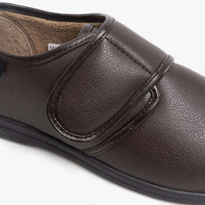 Dr Keller CHRIS Mens Full Slippers Brown