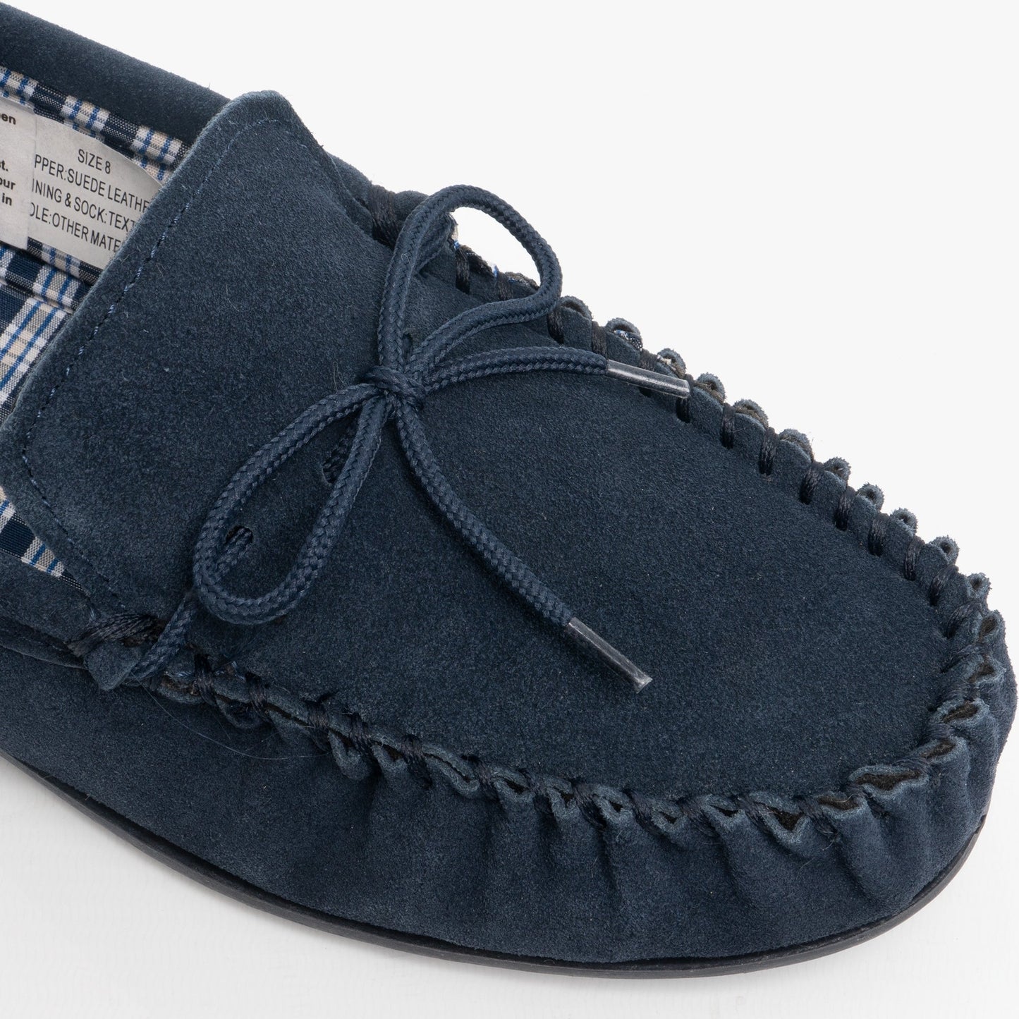 Mokkers BRUCE Mens Moccasin Slippers Navy
