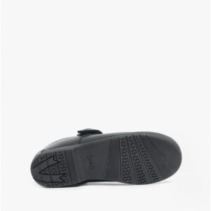 Start-Rite LEAP FROG Girls Leather T-Bar School Shoes Black