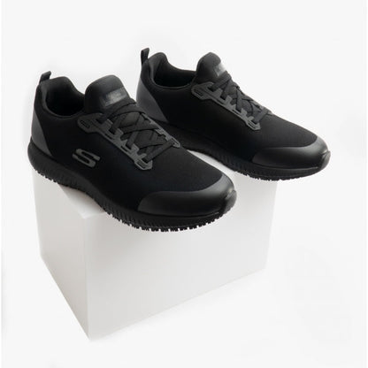 Skechers Work 200051EC SQUAD - MYTON SR Mens Occupational Trainers Black