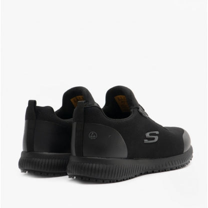 Skechers Work 200051EC SQUAD - MYTON SR Mens Occupational Trainers Black