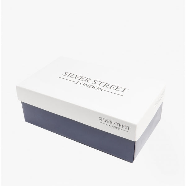 Silver Street London BAKER Mens Leather Plain Toe Pointed Shoes Black