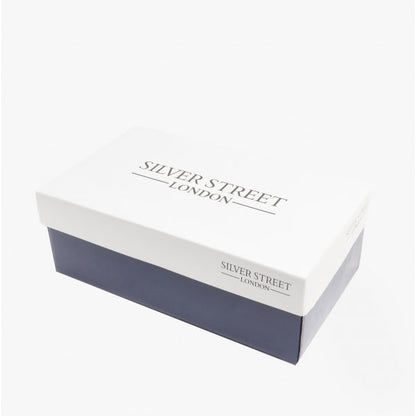 Silver Street London BAKER Mens Leather Plain Toe Pointed Shoes Black