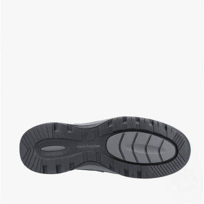 Hush Puppies JASPER Mens Leather Slip On Shoes Navy