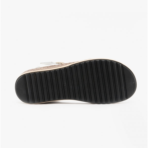 Hush Puppies ELLIE Womens Leather Sandals White