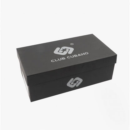 Club Cubano CORDOBA Mens Soft Leather Lace-Up Cuban Heel Oxford Shoes Black