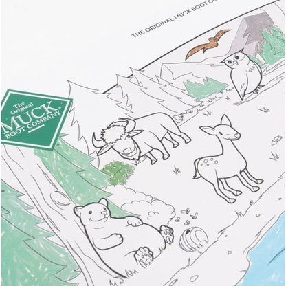 Muck Boots FORAGER KIDS Rubber Wellington Boots Black/Blue