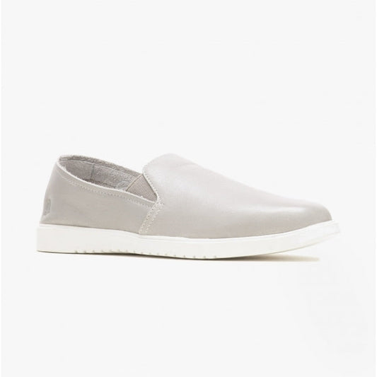 Hush Puppies EVERYDAY Womens Leather Casual Shoes Grey