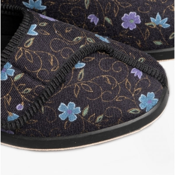 GBS WILMA Womens Slippers Black