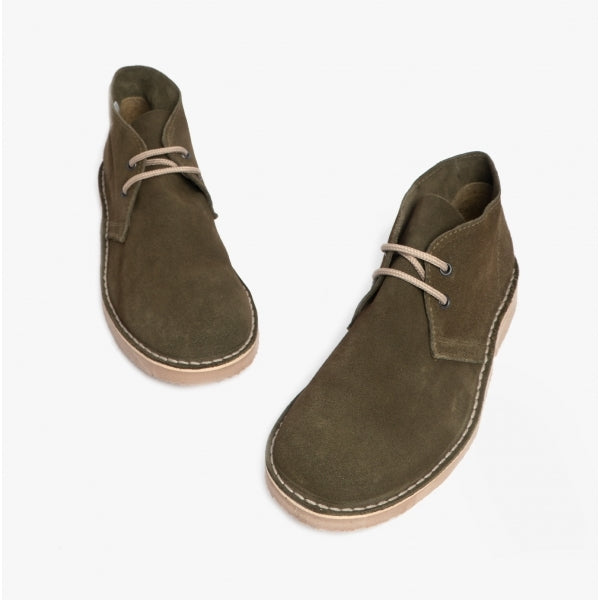 Roamers M400ES Mens Desert Boots Khaki