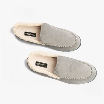 Sorel DUDE MOC Mens Suede Moccasins Quarry