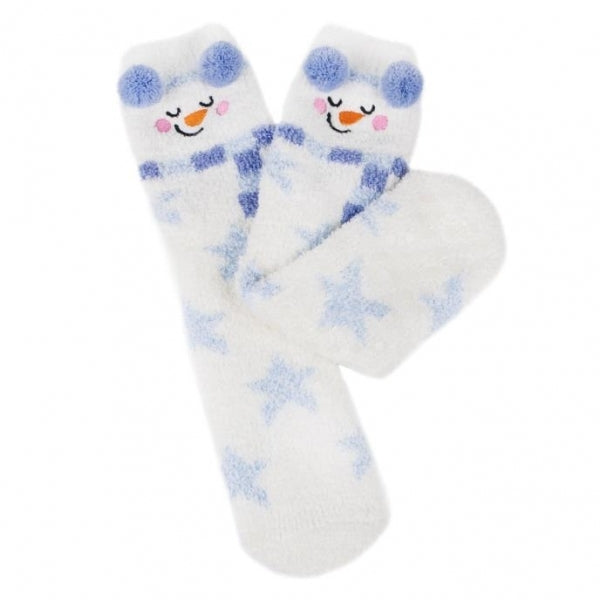 Totes Isotoner NOVELTY SUPERSOFT Womens Socks Snowman