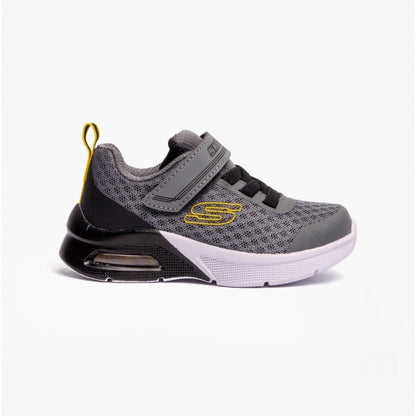 Skechers 403773N/CCBK MICROSPEC MAX - GORVIX Infant Boys Trainers Charcoal/Black