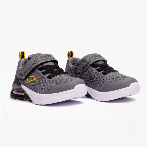 Skechers 403773N/CCBK MICROSPEC MAX - GORVIX Infant Boys Trainers Charcoal/Black