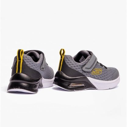 Skechers 403773N/CCBK MICROSPEC MAX - GORVIX Infant Boys Trainers Charcoal/Black