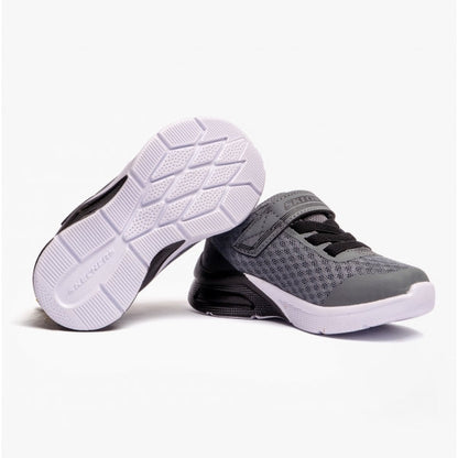 Skechers 403773N/CCBK MICROSPEC MAX - GORVIX Infant Boys Trainers Charcoal/Black