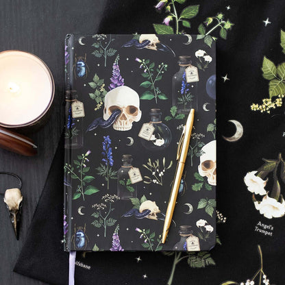 Gothic Gifts Venom & Vines Print A5 Notebook