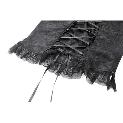 Dark in Love Seraphine Lace Off-Shoulder Goth Bodysuit