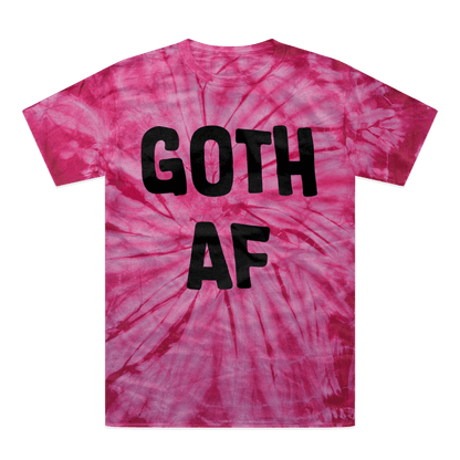 Goth AF Tonal Spider Tie-Dye T-Shirt
