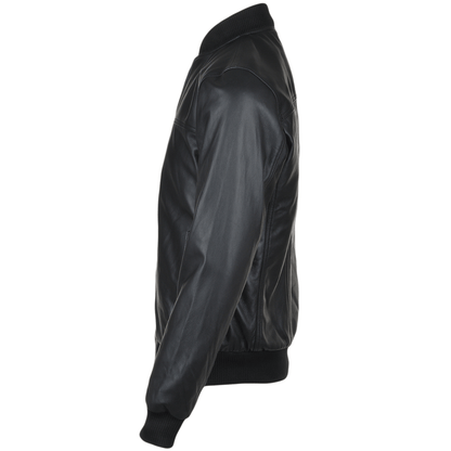 Men's Bomber Leather Jacket | Black, Brown, & Corodovan