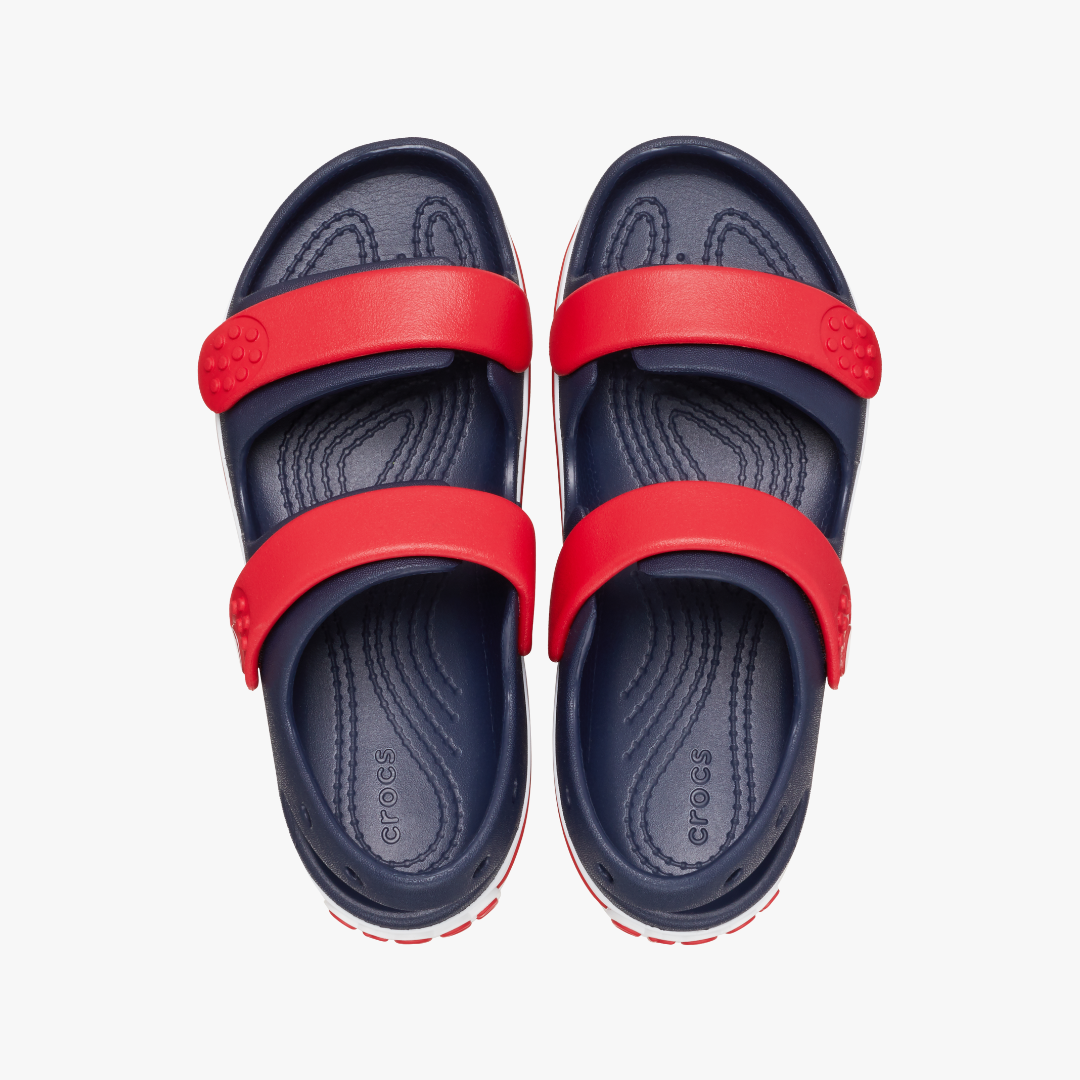 Crocs 209424-4OT TODDLER CROCBAND CRUISER Sandals Navy/Varsity Red