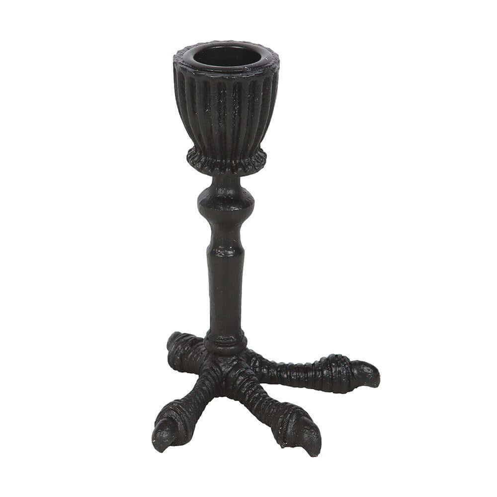 Gothic Gifts Raven Claw Taper Candle Holder