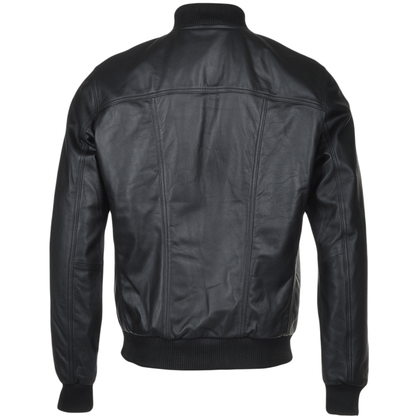 Men's Bomber Leather Jacket | Black, Brown, & Corodovan