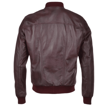 Men's Bomber Leather Jacket | Black, Brown, & Corodovan